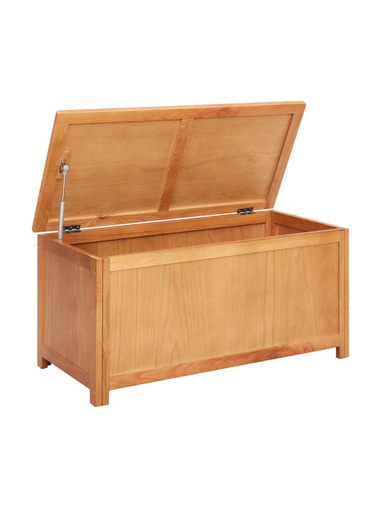 vidaXL Dekorative Truhe Hölzernes Beige 90x45x45cm