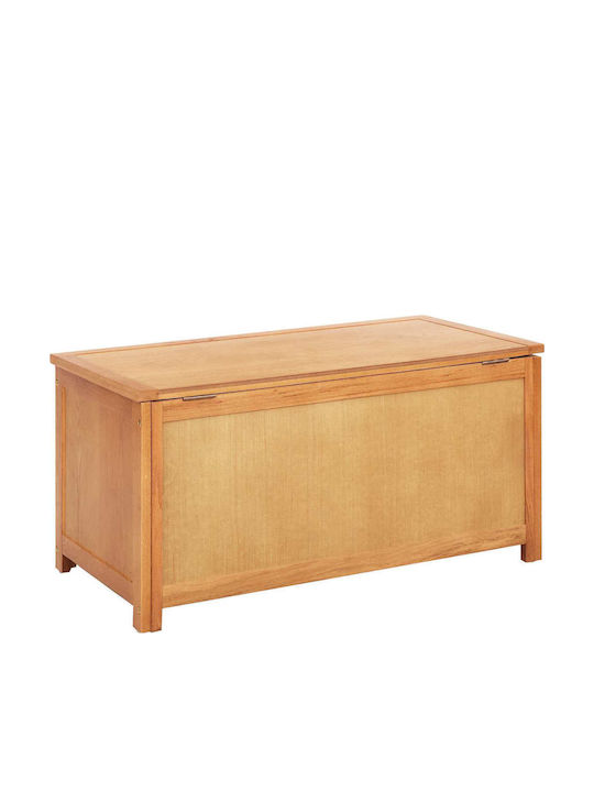 vidaXL Dekorative Truhe Hölzernes Beige 90x45x45cm