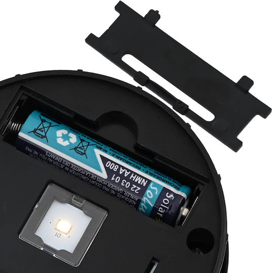 vidaXL Set of 2 Solar Lights Warm White with Photocell 18cmx18cmx80cmcm