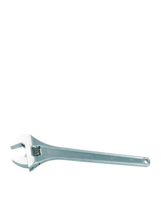 Chrome French Wrench 15 Degree Jaws Size 461 Mm Opening 53 Mm 2 1/8 Inches