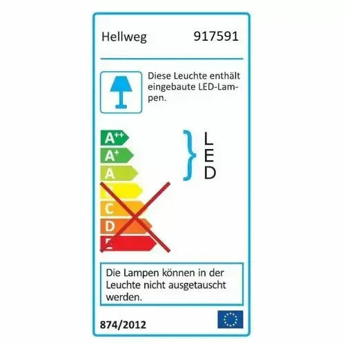 LED Лампа За Монтаж Под Шкаф Hi Lite Wien 3663765 32см 350 Лм 5W Енергиен Клас A+ 4000K Бяла С Превключвател
