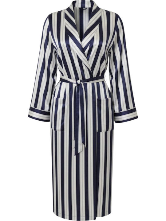 Hanro Winter Women's Robe Blue
