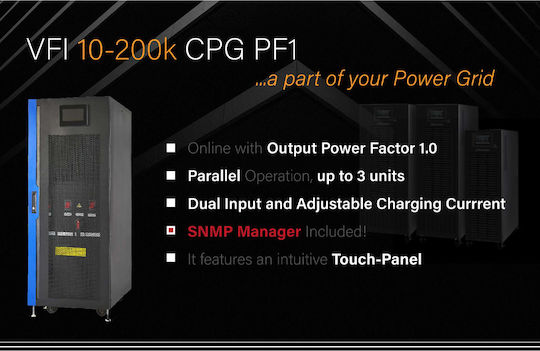 Powerwalker VFI 15K CPG PF1 3/3 BE UPS On-Line 10000VA 10000W