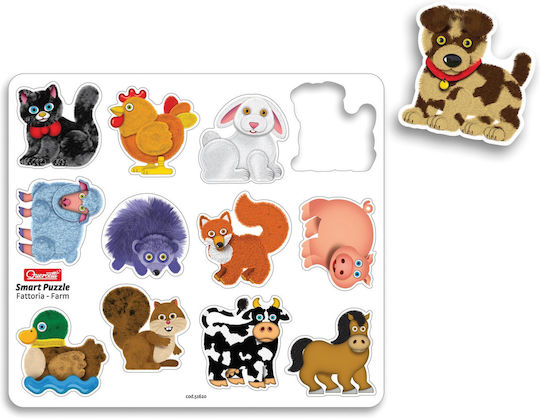 Smart Puzzle Tiere Bauernhof Doppelbild 13 Stück