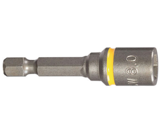 50 Mm Impact Tubular Bit Magnet 1/4'' E 6.3 Dim 1/4 L 50