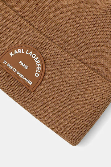 Beanie Unisex Beanie Gestrickt in Braun Farbe