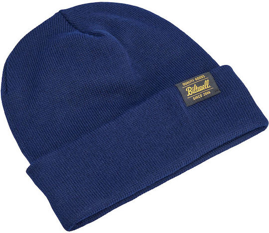 Beanie Unisex Σκούφος Πλεκτός σε Navy Μπλε χρώμα