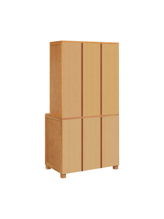 Dulap De Depozitare Pentru Birou Din Lemn Maro 80x50x160cm