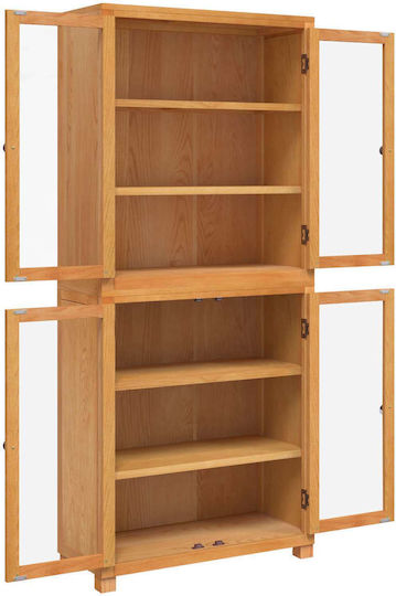 vidaXL Büroaufbewahrungsschrank aus Holz Braune 80x35x185cm