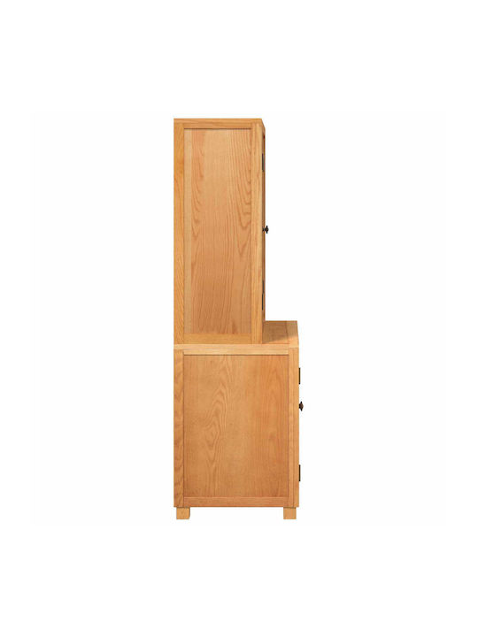 Dulap De Depozitare Pentru Birou Din Lemn Maro 80x50x160cm