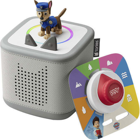 Tonies Music Toy Toniebox 2 Moon Gray Play Set Paw Patrol Chase for 3+ Years
