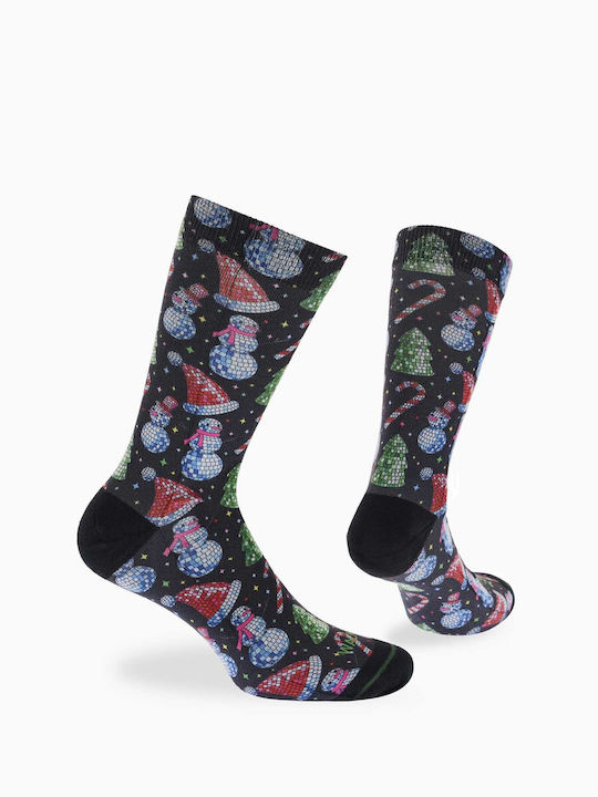 Walk Bamboo Weihnachtssocken Navy 1Pack