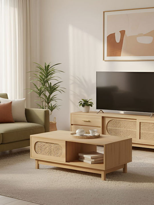 TV Stand Cibra Brown L180xD40xH55cm