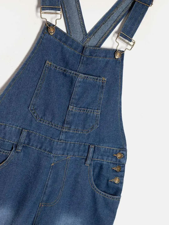 Salopetă Denim Cu Bretele Albastră Mărimea 2XL