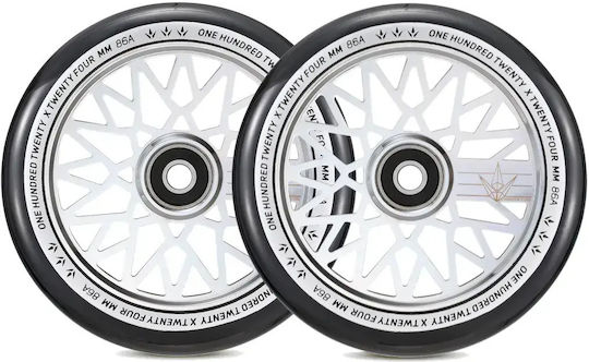Roți Blunt Diamond Hollow 120 Crom Negru
