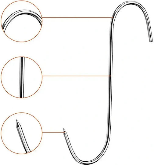 Verk Group Τσιγκέλι Κρεάτων Inox