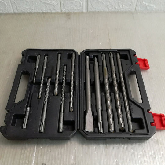 Einhell Set 12 Burghie cu Tija SDS Plus