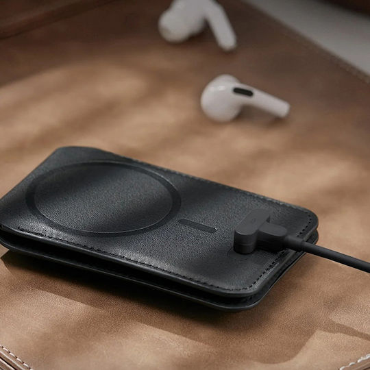 ESR MagSafe Θήκη Καρτών Geo Magnetic Wallet Stand σε Μαύρο χρώμα