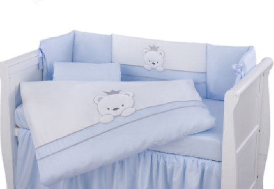 Tuttolina Σет За Количка Royal Bear Royal Bear Blue 8бр