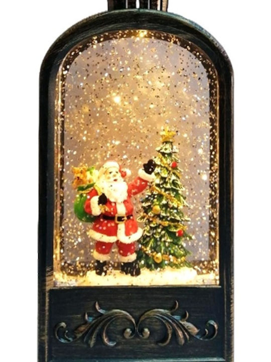 Crăciun Iluminată Ornamental Lampă facială cu Moș Crăciun 9x5x23cm 1buc