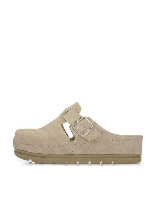 Comfort Way Shoes Γυναικεία Ανατομικά Σαμπό Μπεζ