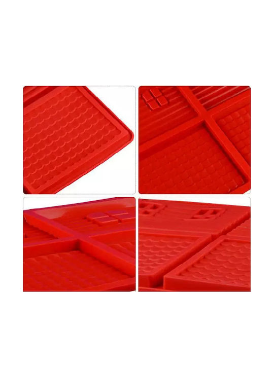 Sugar Love Silicone Baking Pan Gingerbread House 36x25x1.3cm 2pcs