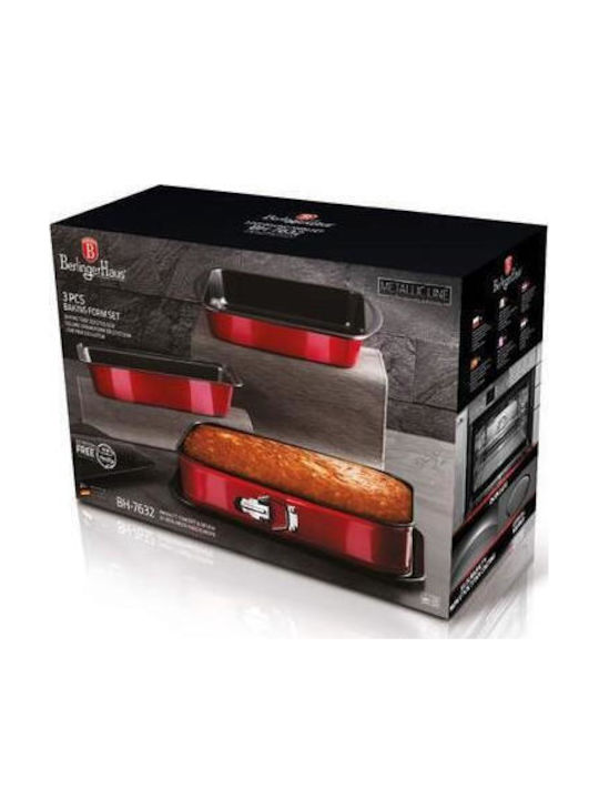 Berlinger Haus Non-stick Inox Cake Baking Pan with Removable Bottom 3pcs