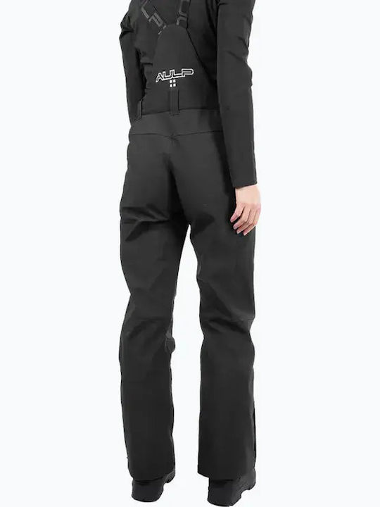 VELENBLF44 Pantaloni de schi și snowboard pentru femei Ski & Snowboard Coajă moale Negru