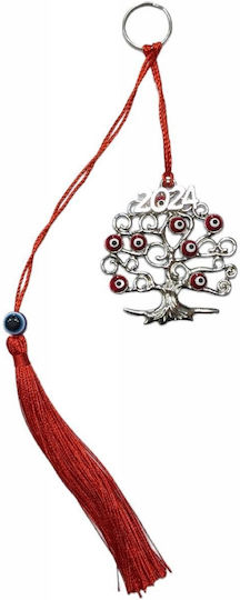 Kostibas Fashion Κρεμαστό Γούρι Ασημί 3τμχ