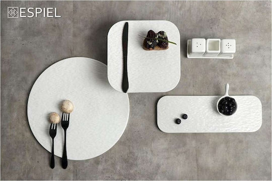 Espiel Salt and Pepper Set Porcelain with Stand 4pcs