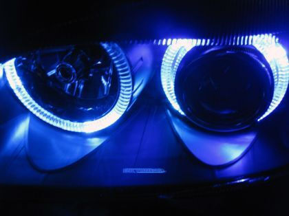 Front Lights Angel Eyes VW Golf 5 Without H7 Bulbs Set 2 Pieces SWV06DIB
