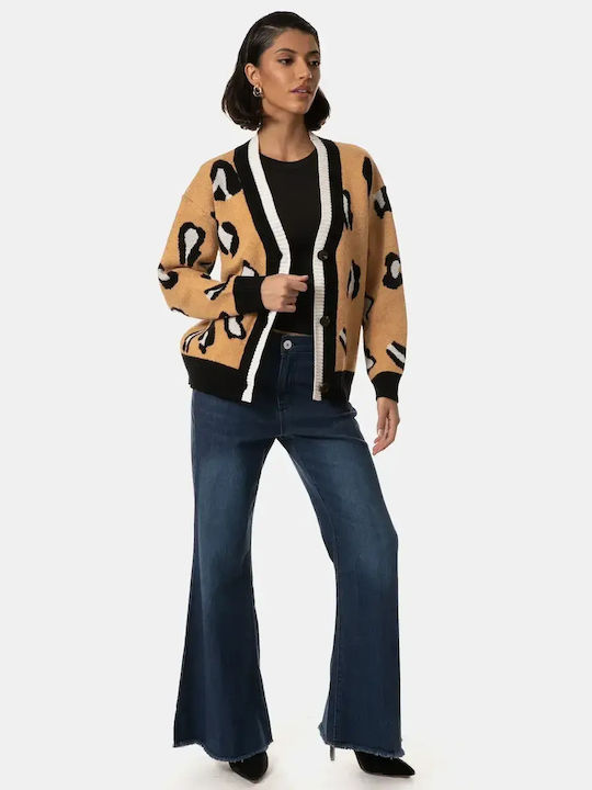 Knitted Cardigan V Neck Size XL