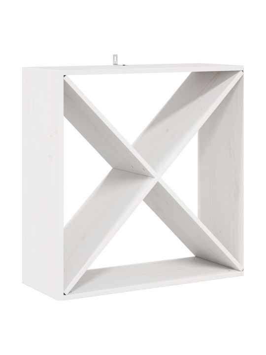 vidaXL Cu picioare Cămară de Băuturi Albă 62x25x62εκ.