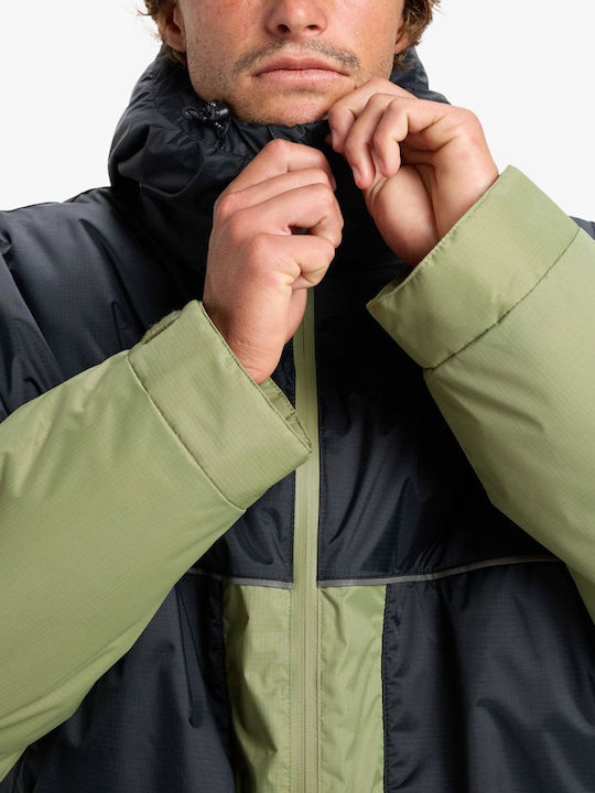 Jacke Wasserdicht Black-khaki