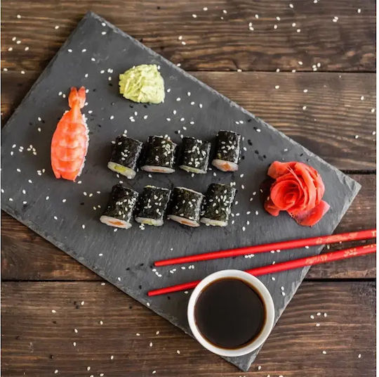 Vilde Stone Sushi Serving Platter 20x30cm