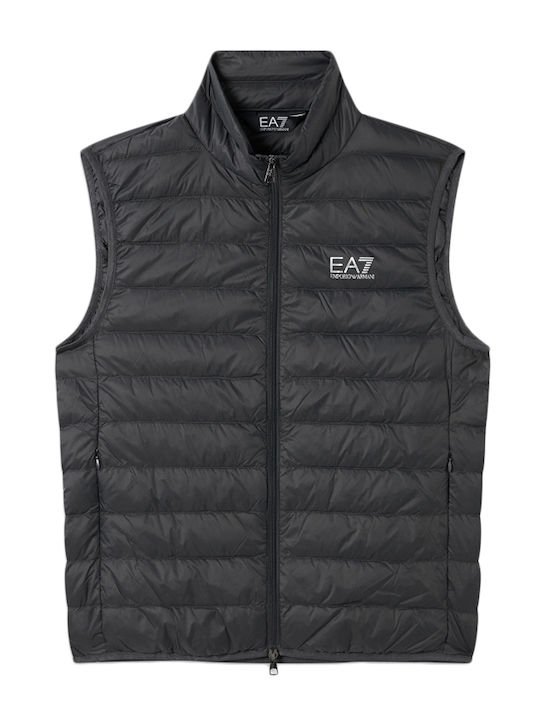 Sleeveless Winter Jacket Puffer Charcoal