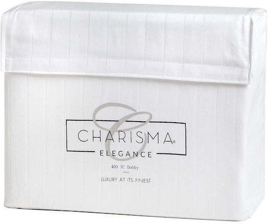Charisma Bettwäsche-Set Überdoppel mit Gummiband 160x200+40cm. Elegance Grey 4Stück