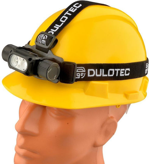 Dulotec Επαναφορτιζόμενος Φακός Κεφαλής LED IP44 με Μέγιστη Φωτεινότητα 1200lm