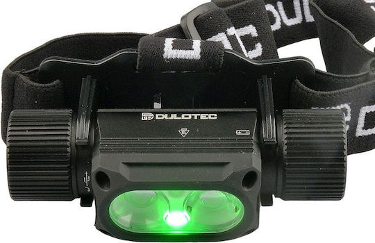 Dulotec Επαναφορτιζόμενος Φακός Κεφαλής LED IP44 με Μέγιστη Φωτεινότητα 1200lm