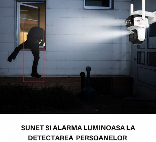 Cameră de Supraveghere cu Panou Solar 4G Detecție Umană 360° PTZ Lentilă Dublă Zoom 10x Rezistentă la Apă