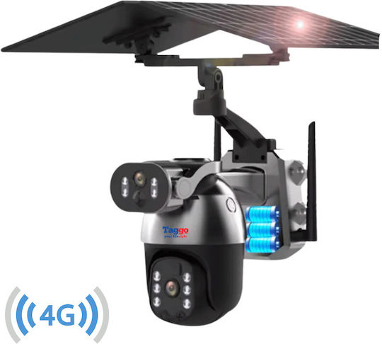 4G Ultra HD Surveillance Camera Dual 6MP Camera Solar Charging App-Controlled Rotation IP66 Waterproof