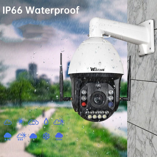 Cameră de Supraveghere 4G 4K Ultra HD Zoom Optic 99x Rotire 360° Controlată prin Aplicație IP66 Rezistentă la Apă