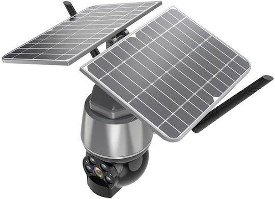 Cameră de Supraveghere Sim Card 4G Panou Solar 5MP Rezoluție Impermeabil Control prin Aplicație
