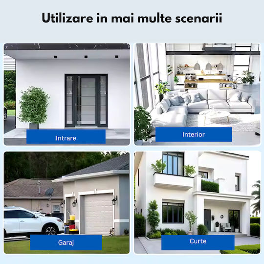 4g Sim Card Surveillance Camera 6k 10mp 3 Screens Automatic Tracking App Control Waterproof Full Color