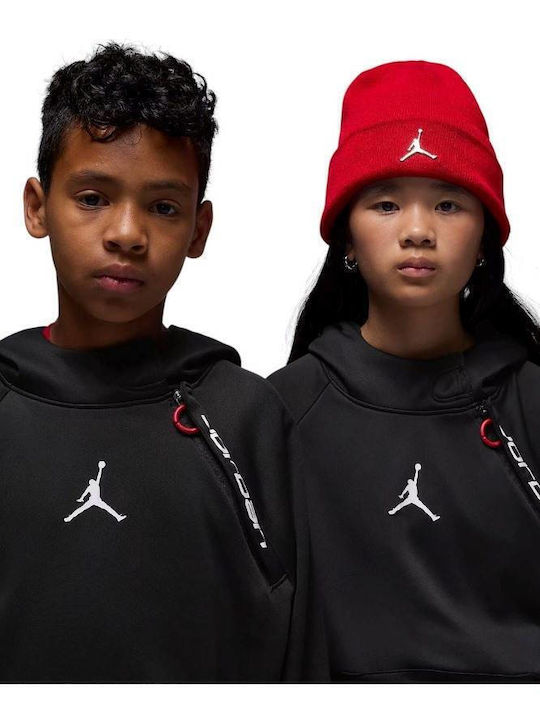 Fleece Kids Sweatshirt with Hood Black