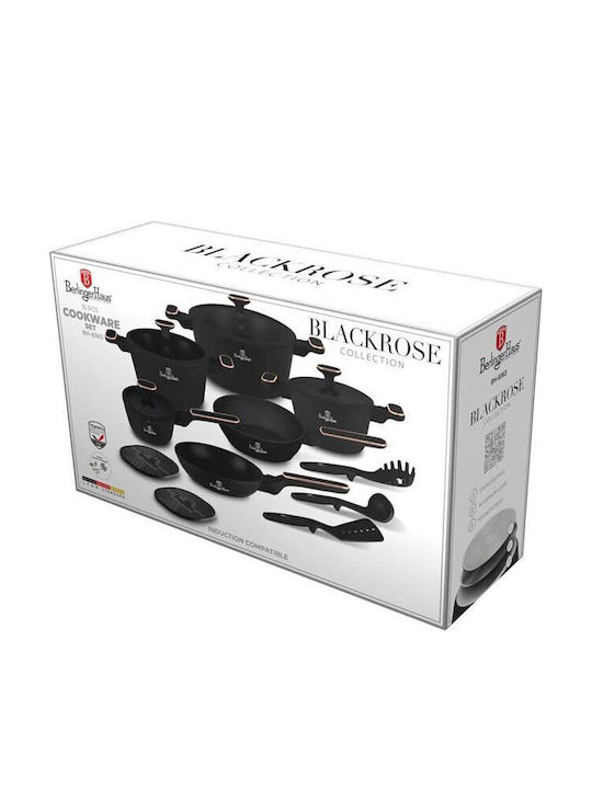 Berlinger Haus Set Vase de Gătit din Aluminiu cu Acoperire Antiaderentă 6 Piese