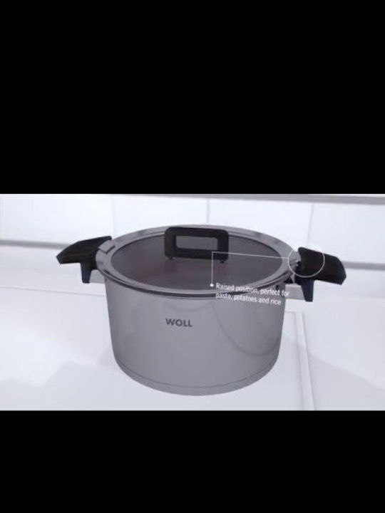 Woll Pots Set of Stainless Steel with Ceramic Coating 3pcs