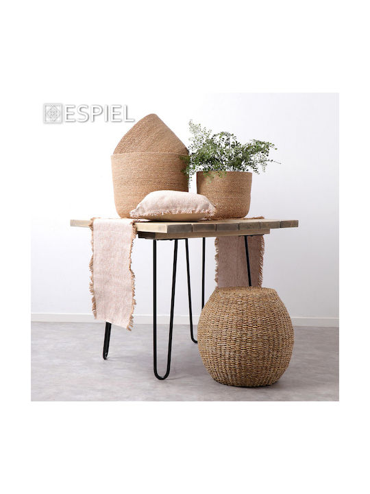 Espiel Μαξιλάρι Καναπέ από 100% Βαμβάκι Καφέ 40x40εκ.