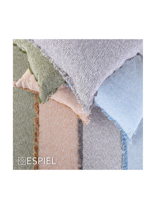 Espiel Espiel Sofa Cushion 100% Cotton Blue 40x40cm