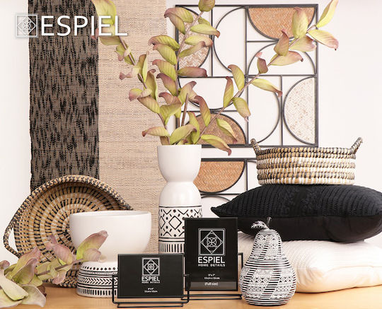 Espiel Μαξιλάρι Καναπέ από 100% Βαμβάκι Λευκό 45x45εκ.